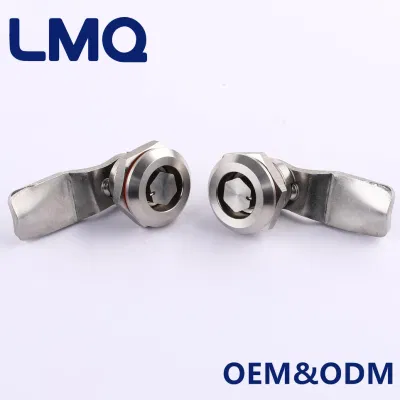  Heavy Duty Stainless Steel Knob Quarter Turn Cam Lock with Square 8mm Lock Cylinder