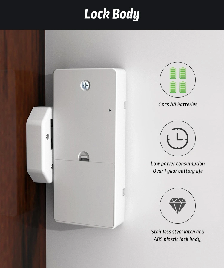 Aluminum Alloy Smart M1 Card Cabinet Locks with Password Unlock