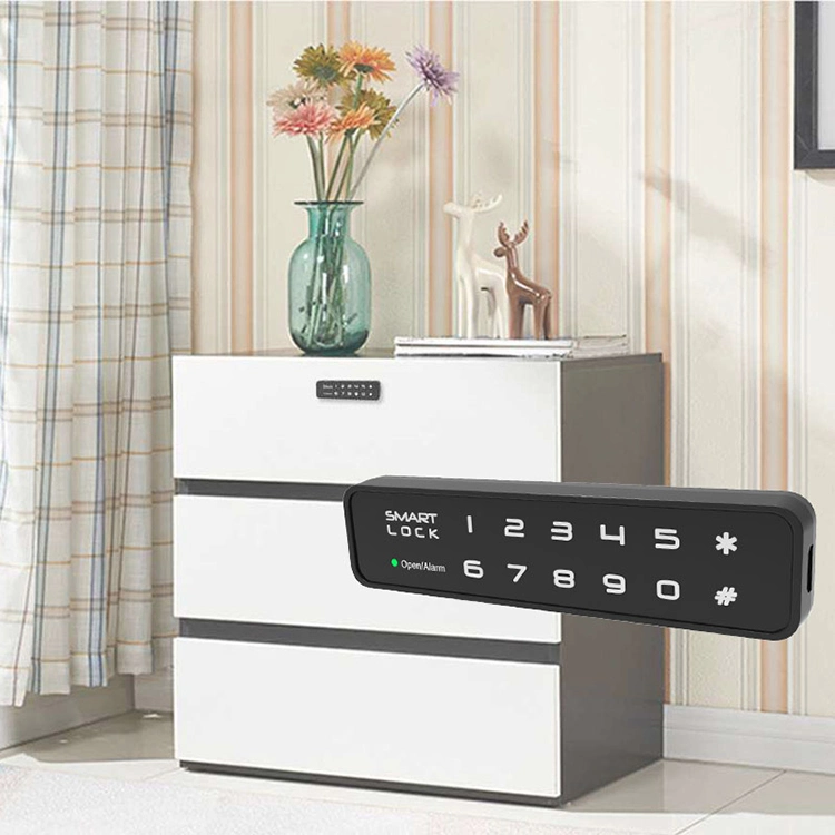 Furniture Hardware Cabinet Handle Electronic Safe Digital Code Smart Lock