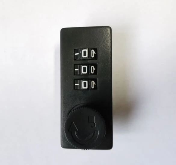 Rectangular 3 Digits Plastic Combination Cabinet Password Cam Lock (YH1280)