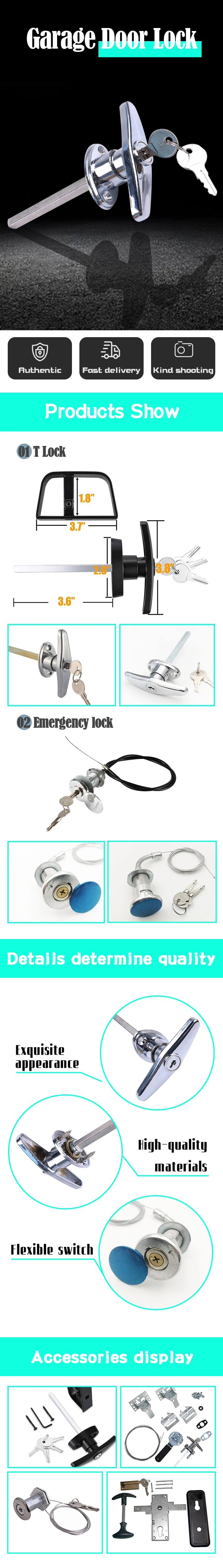 Metal Cabinet Door L Handle Lock