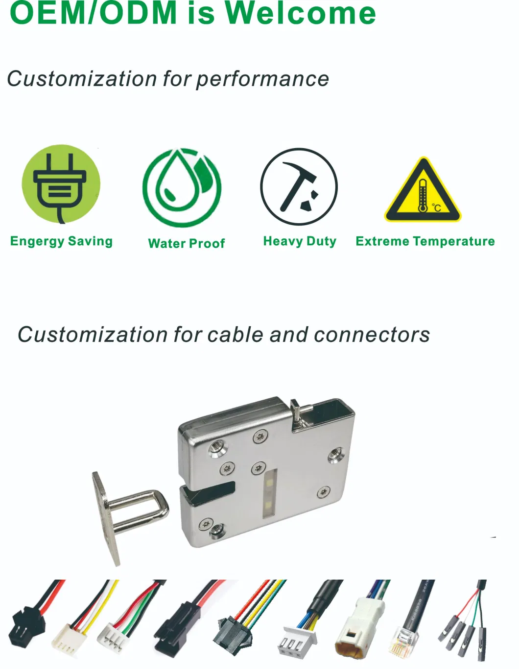 OEM CE Approved Electric Cabinet Latch Lock for Metal Cabinet Door and Drawers