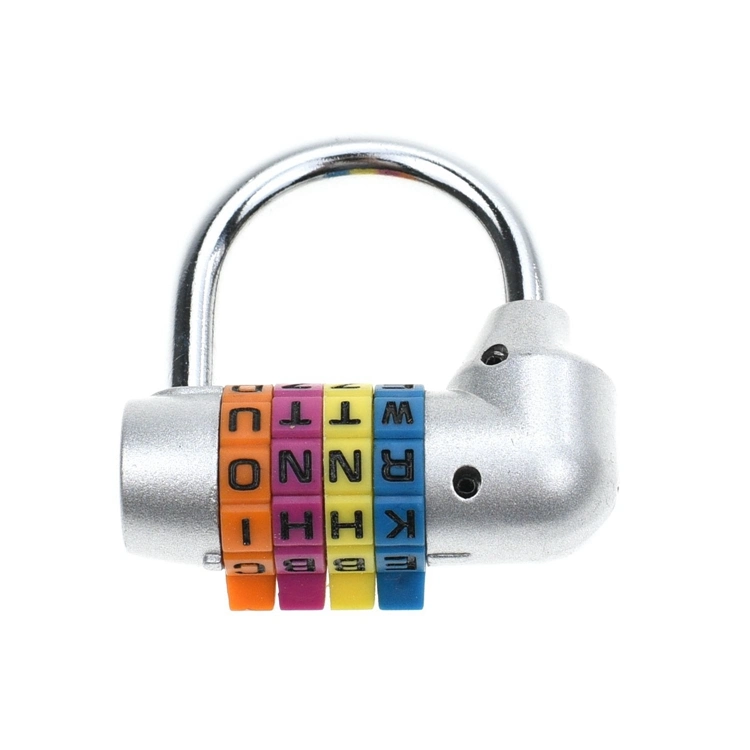 Yh8435 New Luggage U-Type Password Lock Gym Drawer, Wardrobe, Luggage, 4-Digit Password Padlock