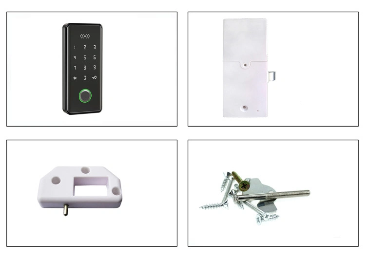 Portable Keyless Digital Electronic Smart Cabinet Lock with Fingerprint Reader
