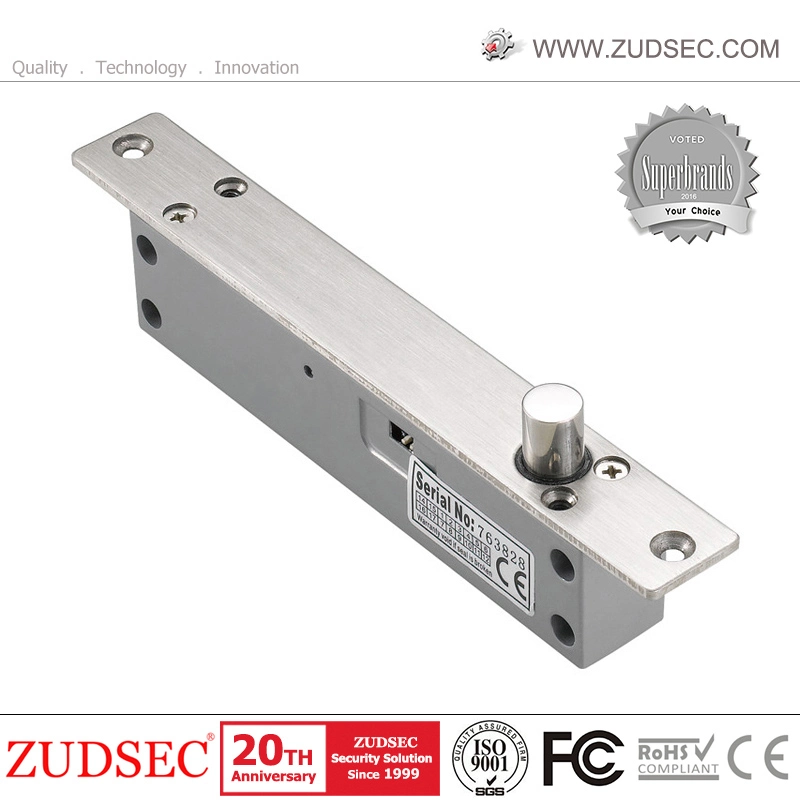Electronic Drop Bolt Lock, Low Temperature Delay Adjustable Function Special for up and Down Frameless Glass Door