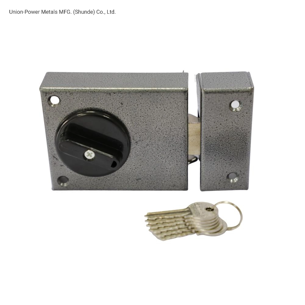 Fixed Cylinder Zamki Night Latch High Security Anti-Theft Rim Door Lock