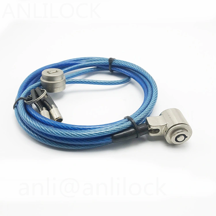 Notebook Cable Lock with Key High Quality Adjustable Keep safety Laptop Lock
