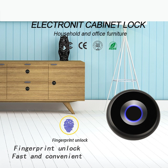 Digital Fingerprint Furniture Safe Hardware Cabinet Handle Electronic Smart Lock