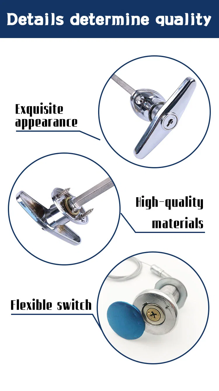 Cylinder High Security Garage Door Release Rollup Cylinder Lock Multi Pointd Garage Door Emergency Lock for Garage Doors