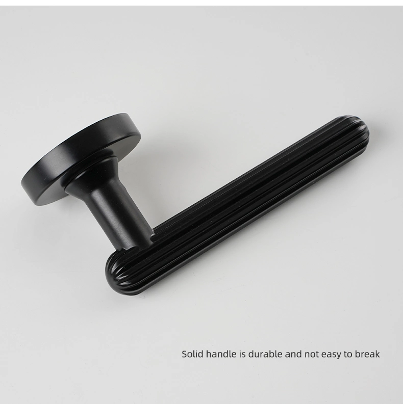 Most Popular Black Round Door Handles Zinc Alloy High Quality Cylinder Lock with Key Handle Door Locks