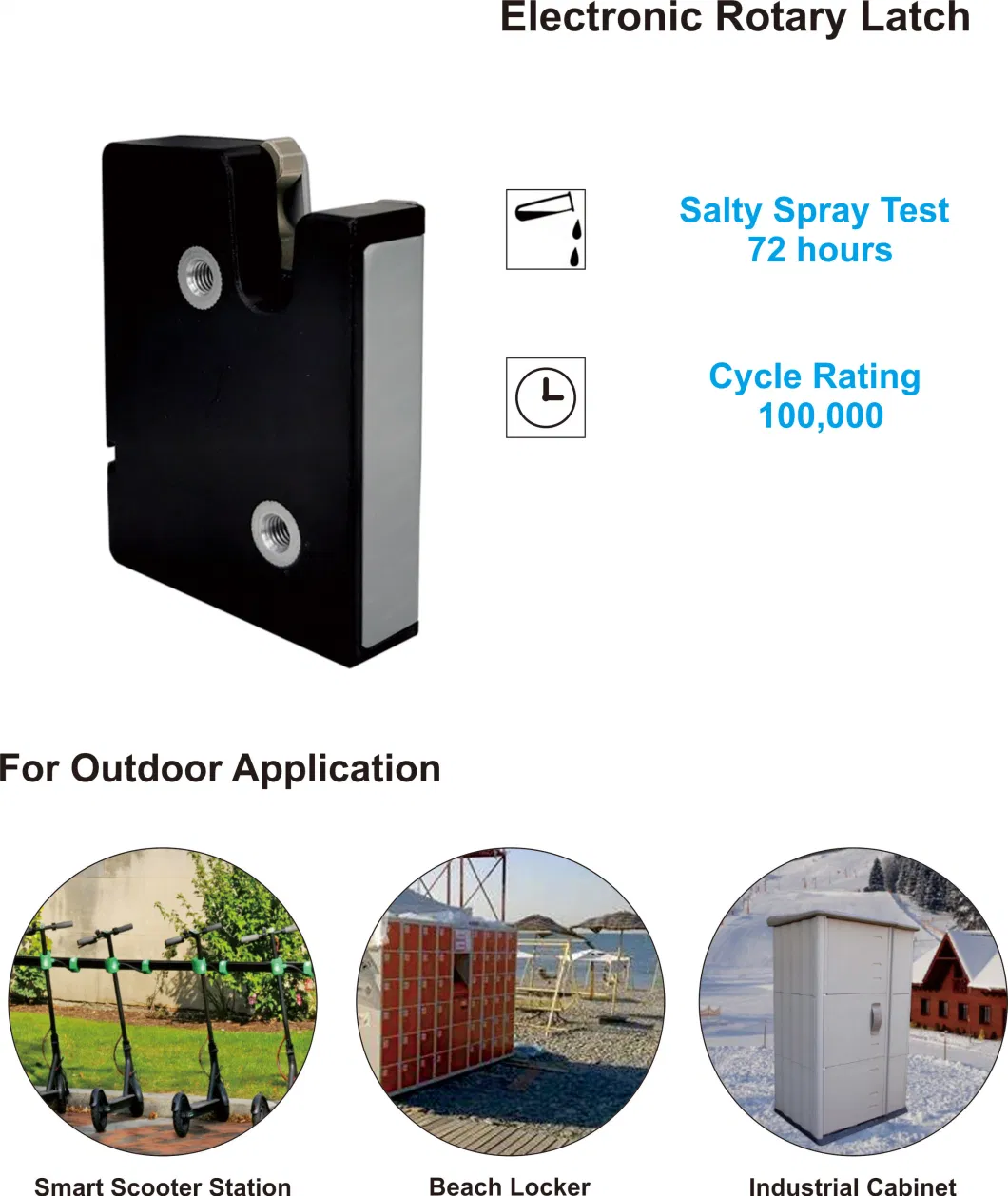 Factory Supply Electric Lock with Gear Motor for Refrigerated Pickup Station