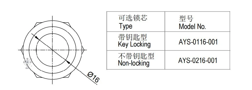 Truck Bed Drawer Lock Cam Push Lock