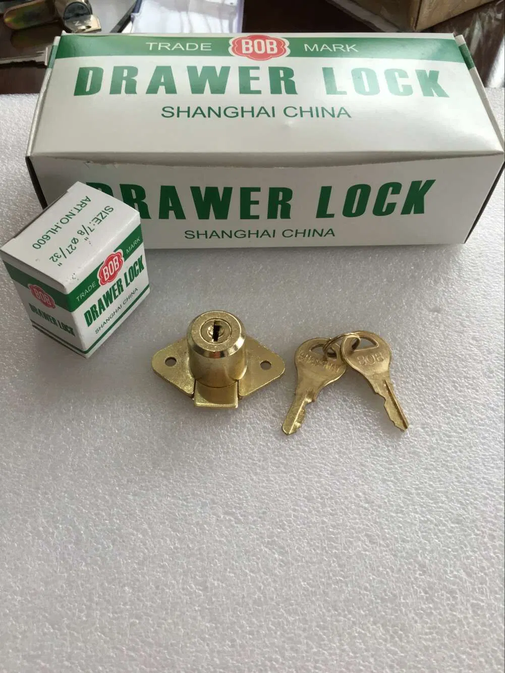 Rhombus Drawer Lock, Golden Drawer Lock Al-106g