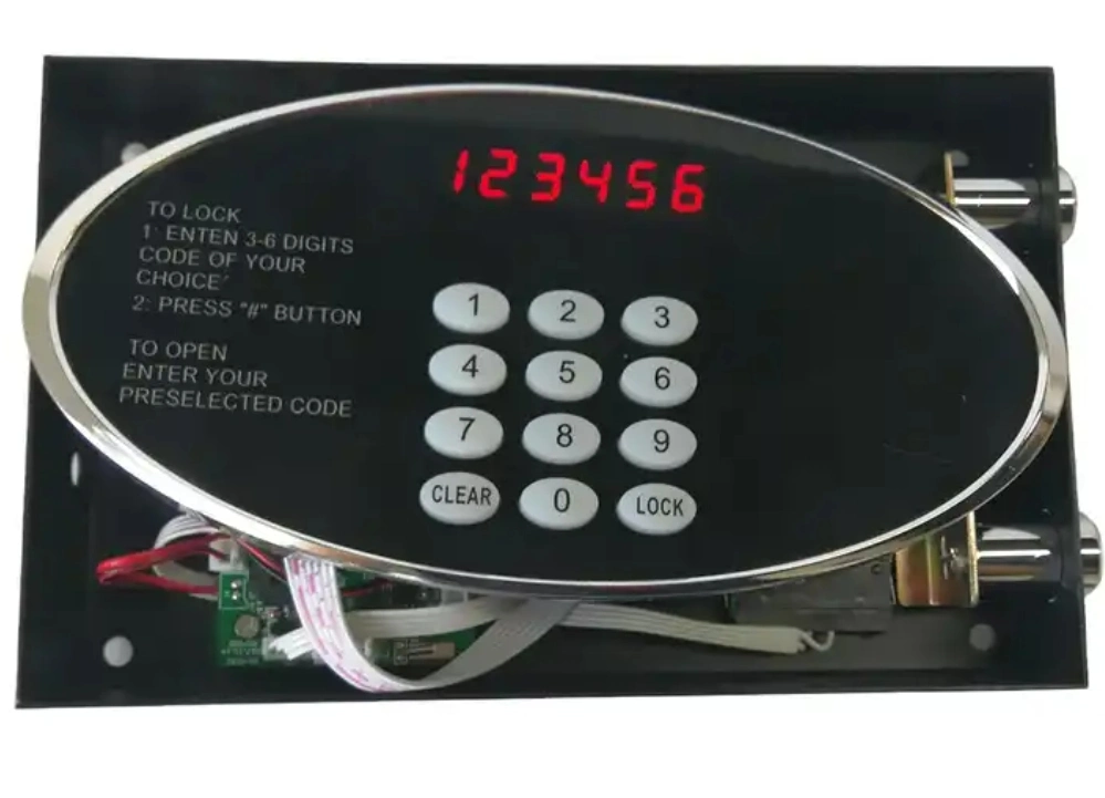 Hotel Motorized Safe Lock LCD Screen Electronic Combination Lock Wholesale Box Combination Lock LCD Electronic Cipher Key