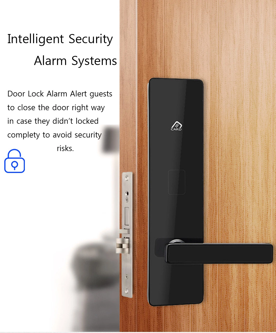 Keyless Hotel Door Security Lock with Energy Saving Switch
