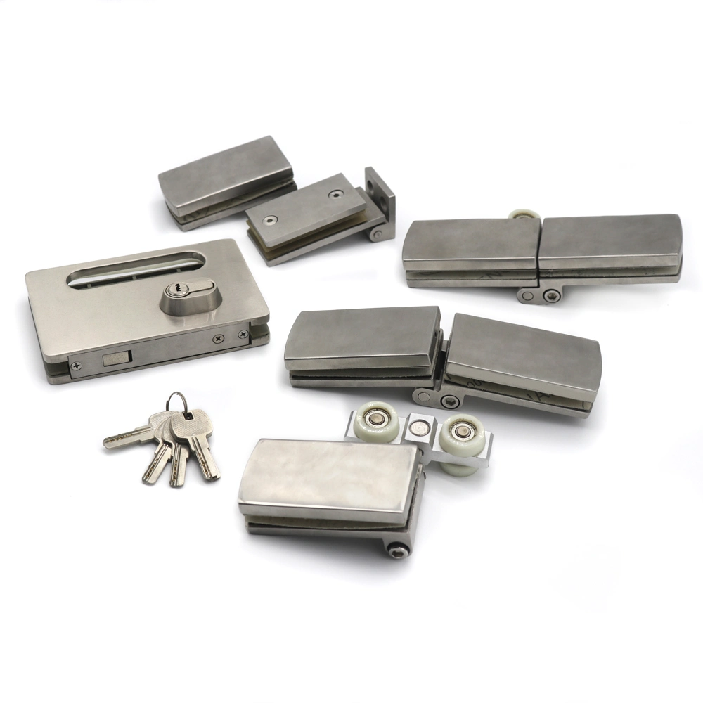 Frameless Glass Door Stainless Steel Patch Fitting Lock