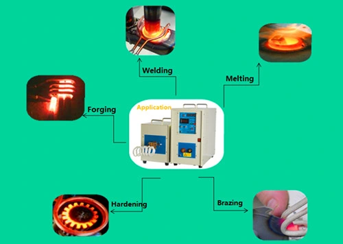 High Frequency Induction Nuts Bolt Heater Heating System