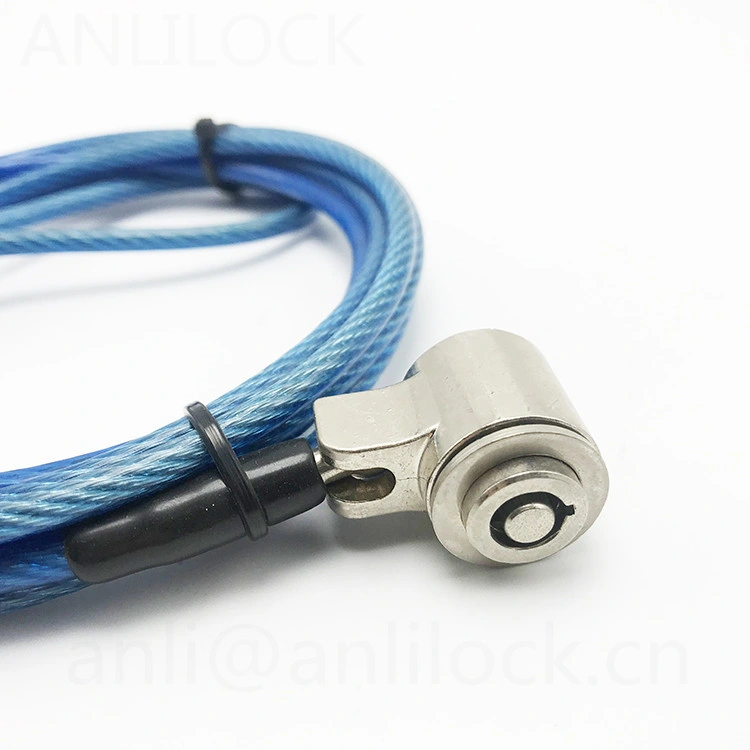 Notebook Cable Lock with Key High Quality Adjustable Keep safety Laptop Lock