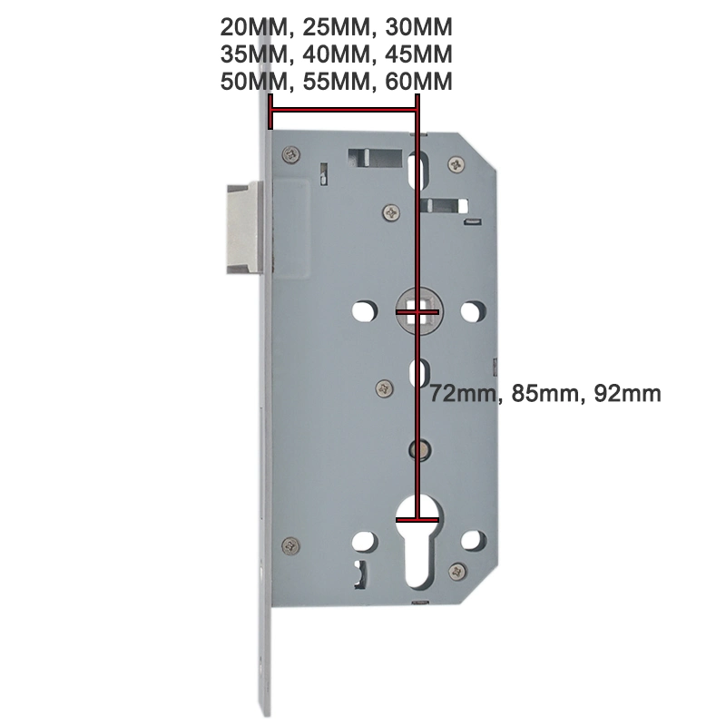 Basic Customization Door Hardware CE Customized Size Latch Door Handle Lock Security Sash Locks Fire Door Stainless Steel High-Quality Mortise Door Locks