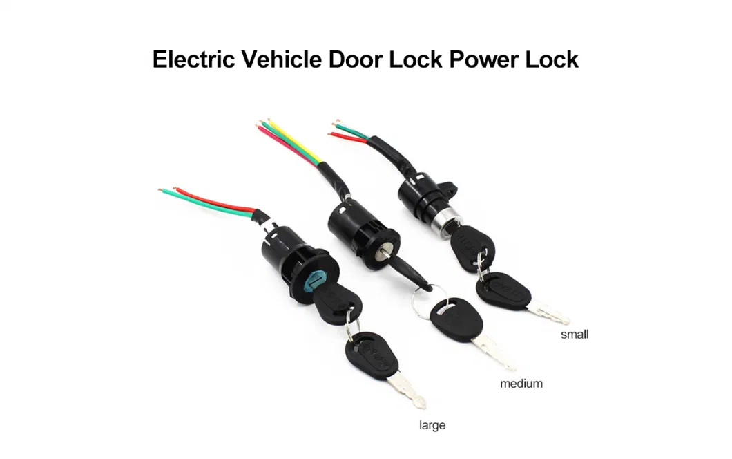 Two-Wheeled Vehicle Waterproof Electric Door Lock Electric Switch Key