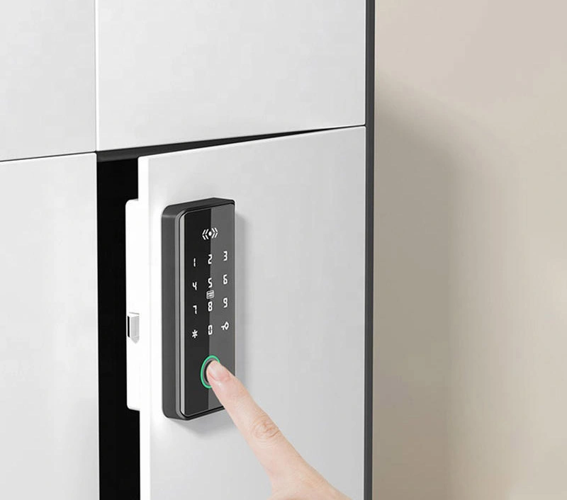 Portable Keyless Digital Electronic Smart Cabinet Lock with Fingerprint Reader