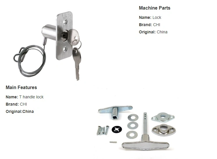Metal Rod Control Electric Panel Door Lock