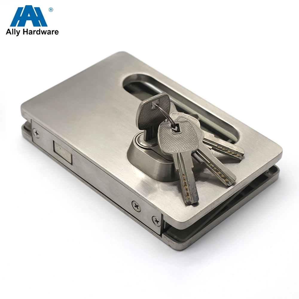 Frameless Glass Door Stainless Steel Patch Fitting Lock
