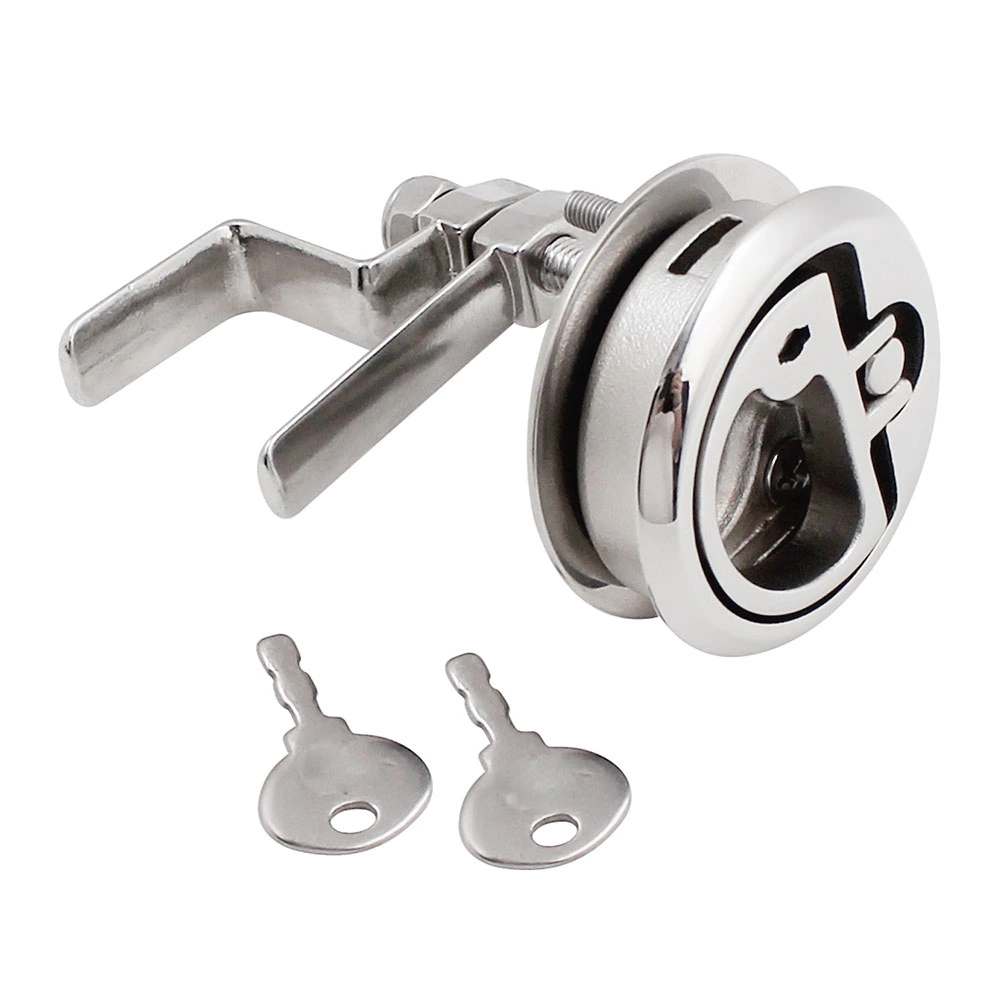 Boat Deck Hatch Locking Fitting Marine Stainless Steel 316 Flush Pull Hatch Lift Handle Recessed Cam Hatch Latch