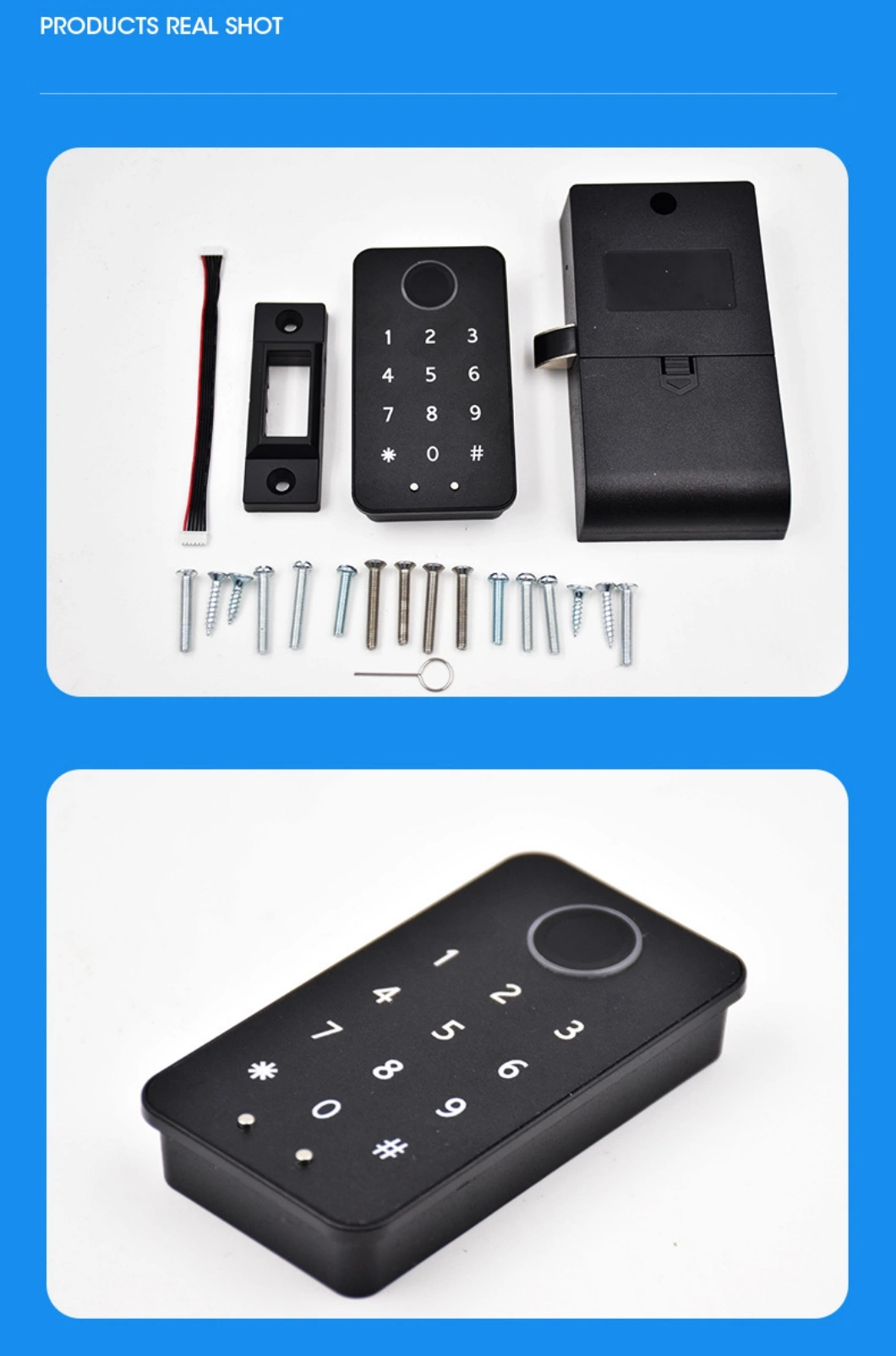 Gym Lock Figerprint Lock Code Keypad Digital Sauna Locker Cabinet Lock