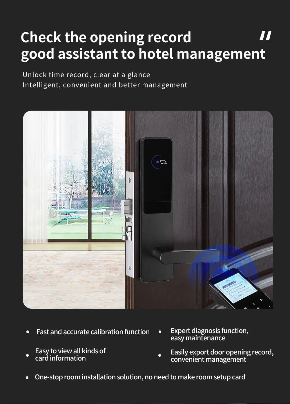 Hotel Door Lock Electronic Digital Key Cassette Management Software