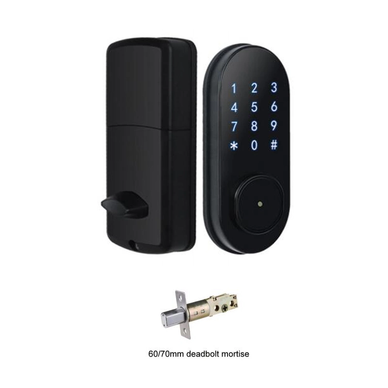 Adjustable 60/70mm Deadbolt Mortise Bluetooth Smart Lock