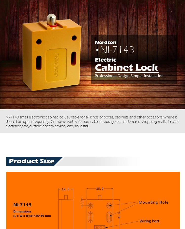 Whole Metal Bolt DC 12V or 24V 6V Furniture Signal Output Cabinet Handle Remote Door Lock