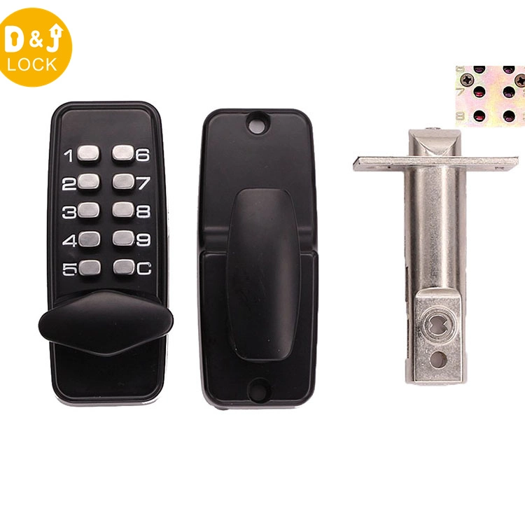 Waterproof Fireproof Mechanical Handle Digital Code Smart Door Lock