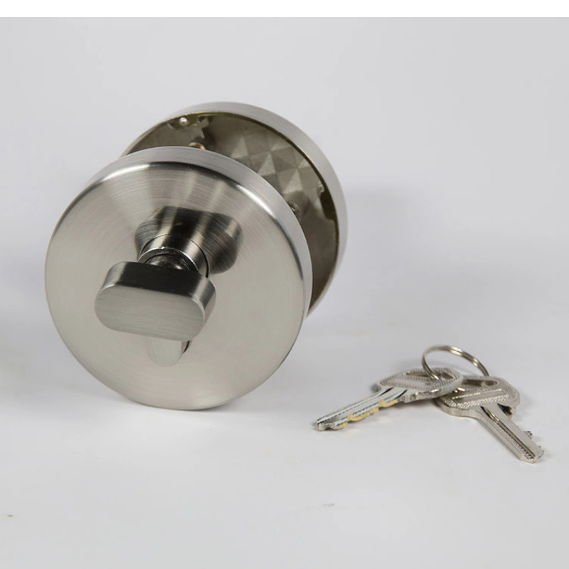 Zinc Alloy Single Cylinder Round Deadbolt Lock Entry Door Knob Lock
