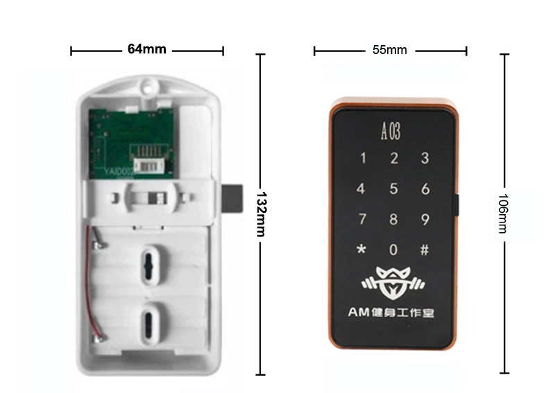 Home Office Digital Electronic Safe RFID Card Keypad Cabinet Lock for All Kinds Drawers