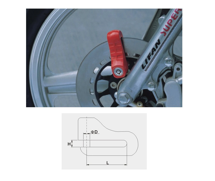 Flexible and Convenient Motorcycle Disc Brake Lock