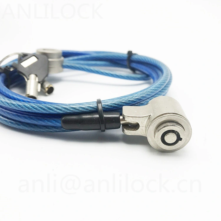 Notebook Cable Lock with Key High Quality Adjustable Keep safety Laptop Lock