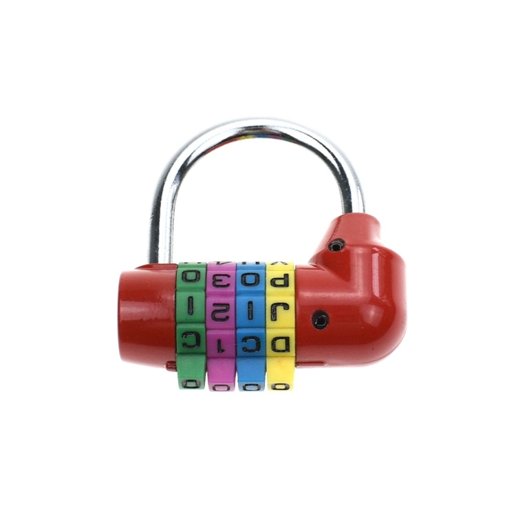 Yh8435 New Luggage U-Type Password Lock Gym Drawer, Wardrobe, Luggage, 4-Digit Password Padlock
