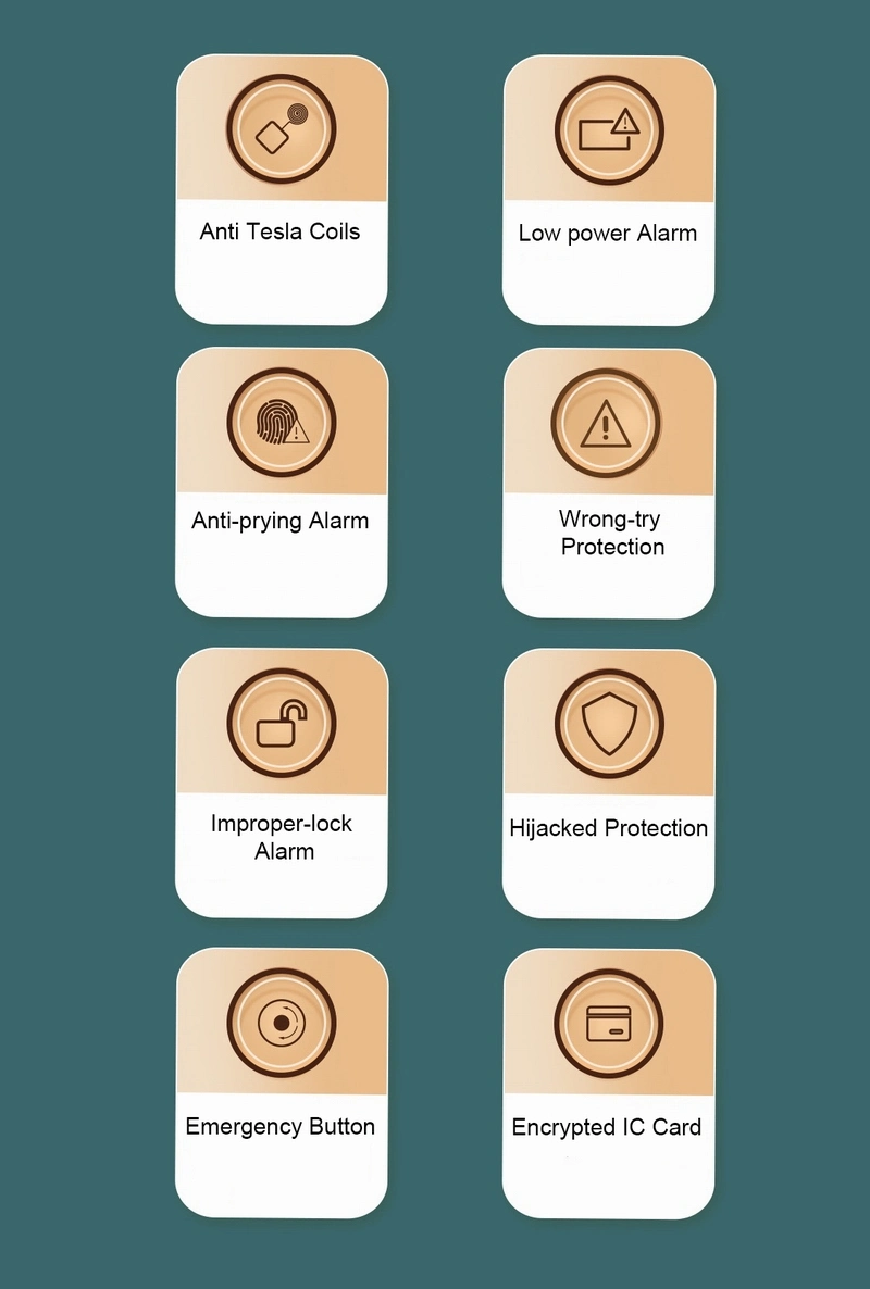 Archie Automatical Face Fingerprint Combination Card Tuya Smart Door Lock