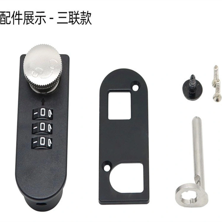 Office Cabinet Code Lock Drawer Locker Lock Double Open Dial Code Lock Tin Filing Cabinet Lock Mailbox Tongue Lock