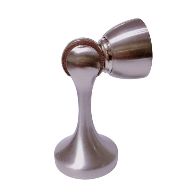 Heightened Door Stop Zinc Alloy Anti-Collision Door Stop 7-Shaped Big Rubber Glass Door Touch