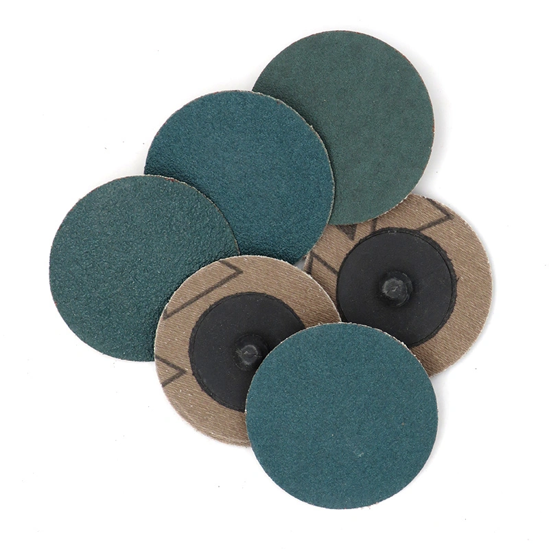 2&quot; 50mm Quick Change Roll Lock Zirconium Corundum Green Surface Conditioning Sanding Abservice Disc