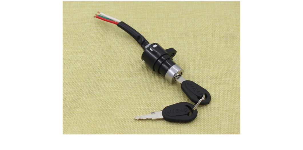 Electric Motorcycle 2/3 Line Electric Door Lock Electric Vehicle Switch Key