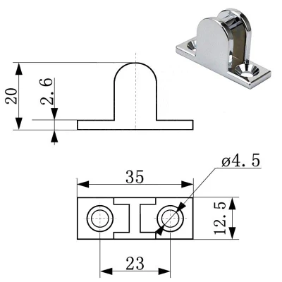  Haitan Ms705 Zinc Alloy Body Lock Cerradura Triángulo Solt Cam Bloqueo de leva de cuarto de vuelta ajustable más largo 62mm