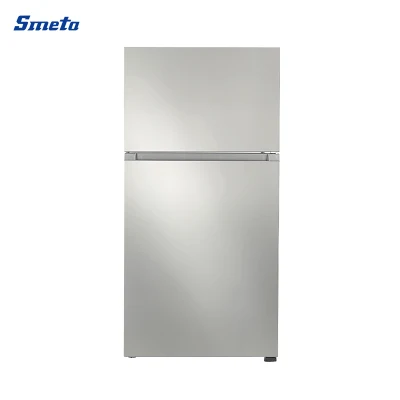 18cuft Color Negro No Frost congelador y refrigerador con doble puerta