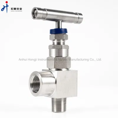  Rosca macho y hembra Angle-Type Needlevalve industriales Acero inoxidable tipo 316