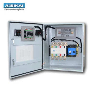 Venta caliente Aisikai Panel de control ATS generador 380V/400V 1603p Gabinete ATS