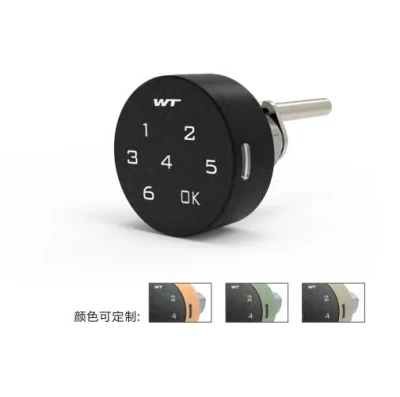 Carga Digital Electronic Smart Cabinet Lock Password Keyboard Lock no Batería con 6 dígitos para cajón de madera