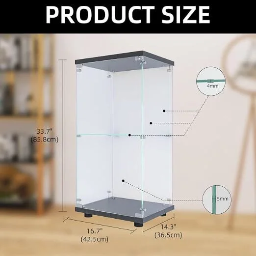 LED Lighting Display Counter Cases Showroom Furniture Showcase Glass Display Cabinet