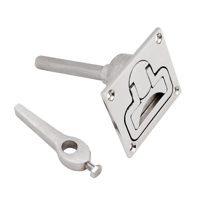 Boat Cam Latch 316 Stainless Steel Marine Hardware Flush Lift Pull Slam Latch with Back Plate